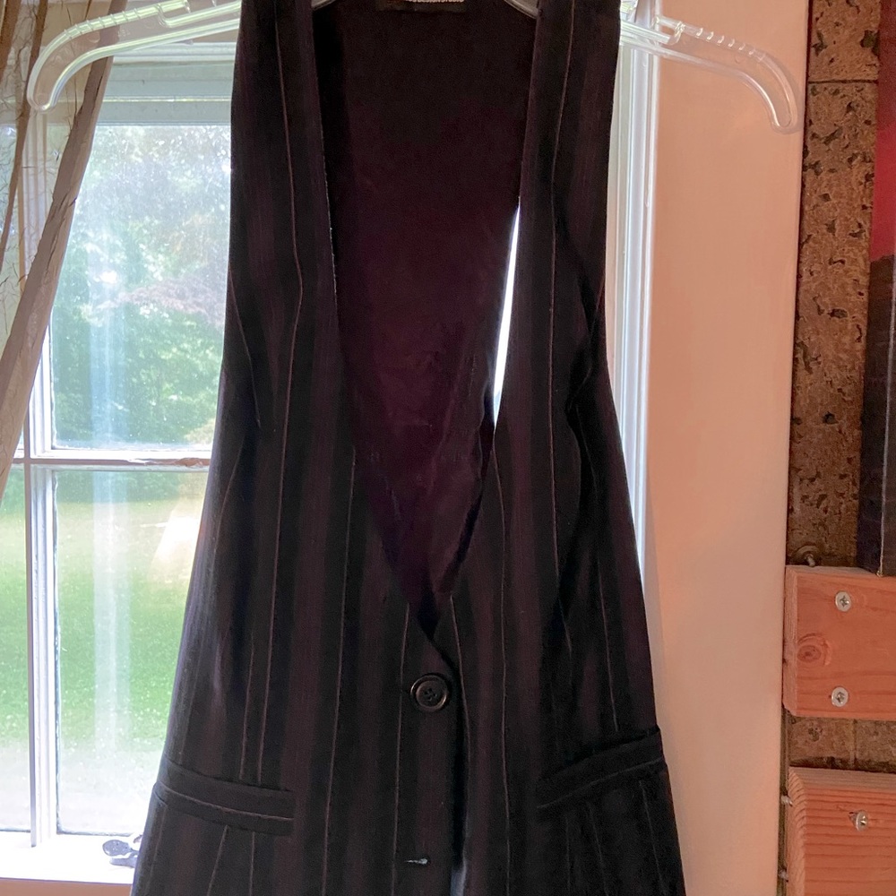 Pinstripe vest from Express
